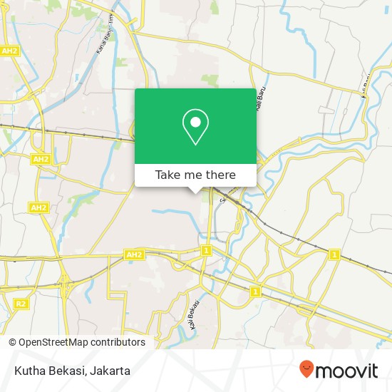 Kutha Bekasi map