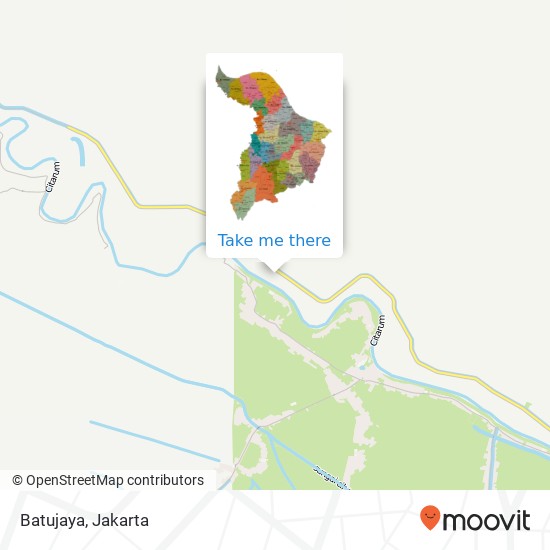 Batujaya map