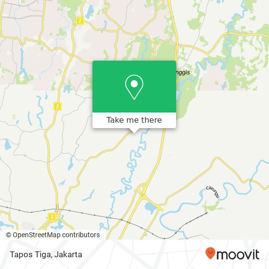 Tapos Tiga map