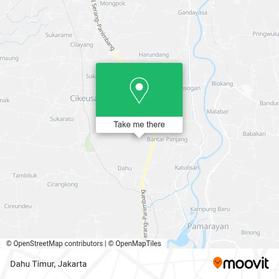 Dahu Timur map