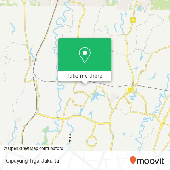 Cipayung Tiga map