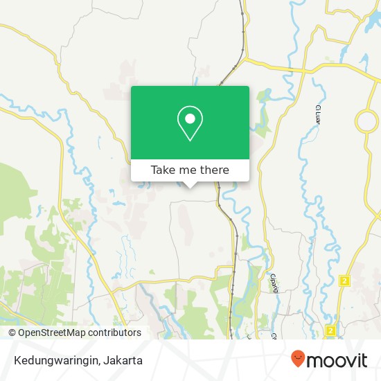 Kedungwaringin map