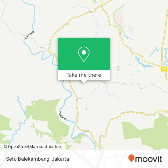 Setu Balekambang map