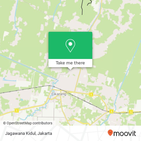 Jagawana Kidul map