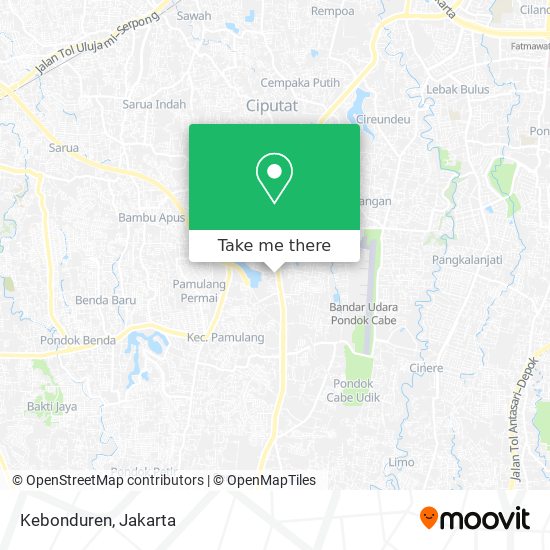 Kebonduren map