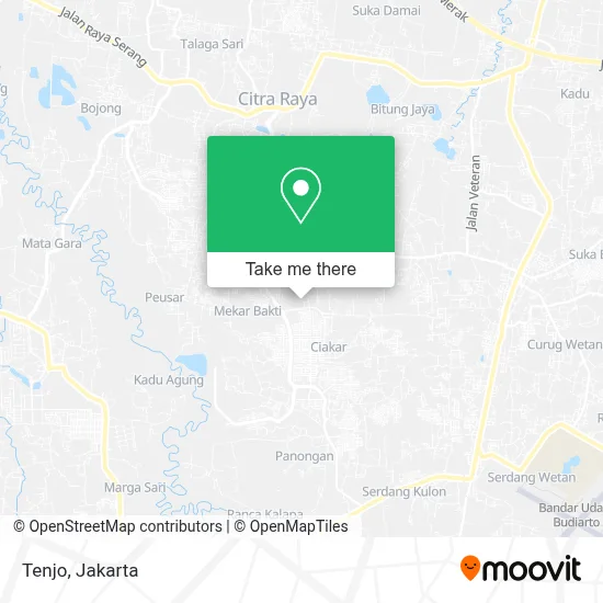 Tenjo map