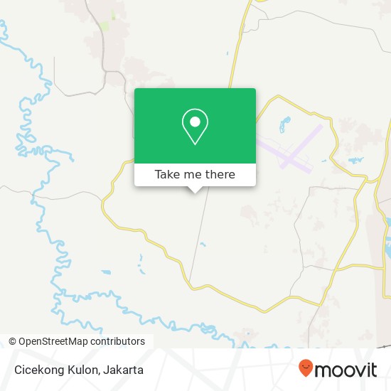 Cicekong Kulon map