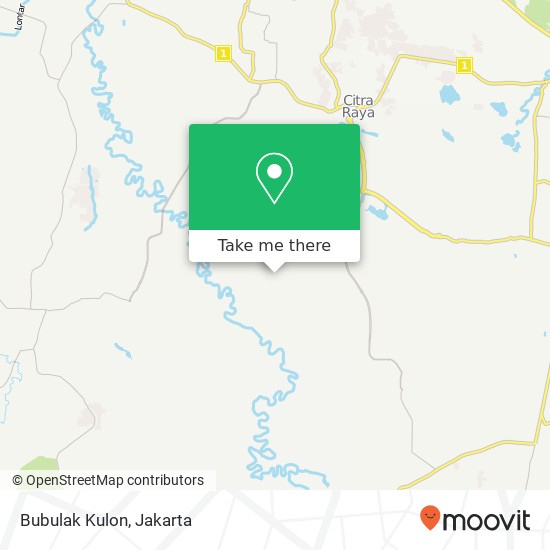 Bubulak Kulon map