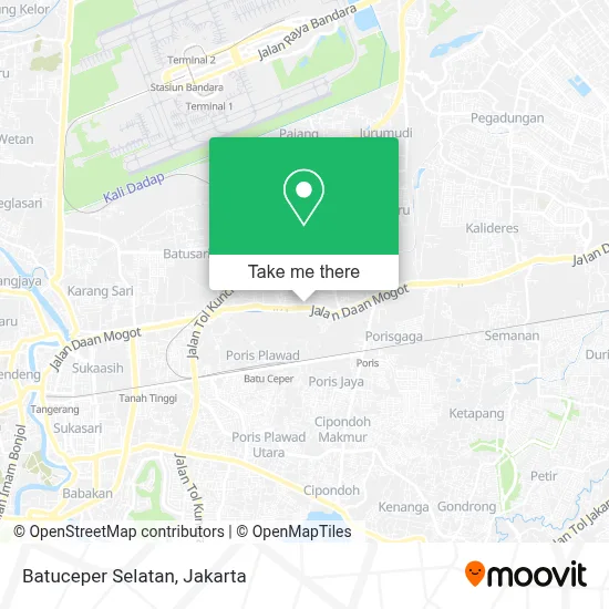 Batuceper Selatan map