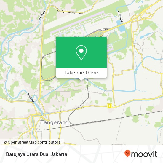 Batujaya Utara Dua map