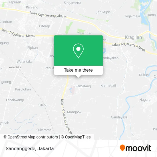 Sandanggede map
