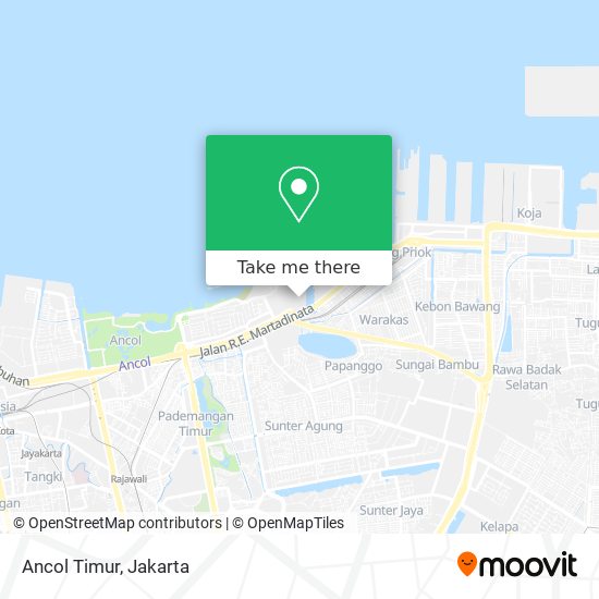 Ancol Timur map