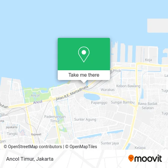 Ancol Timur map