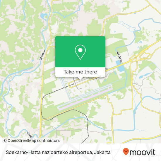 Soekarno-Hatta nazioarteko aireportua map