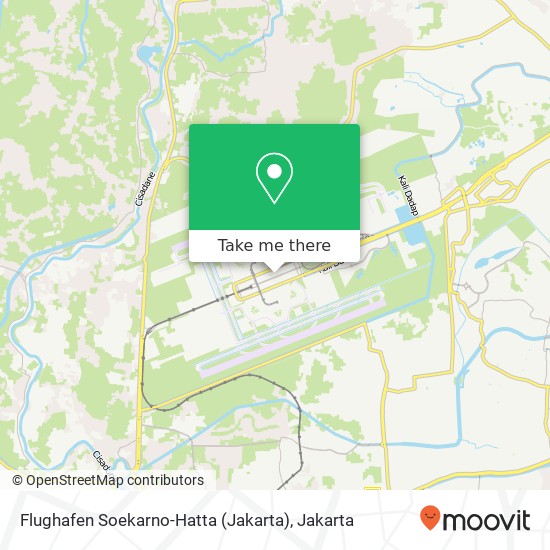 Flughafen Soekarno-Hatta (Jakarta) map