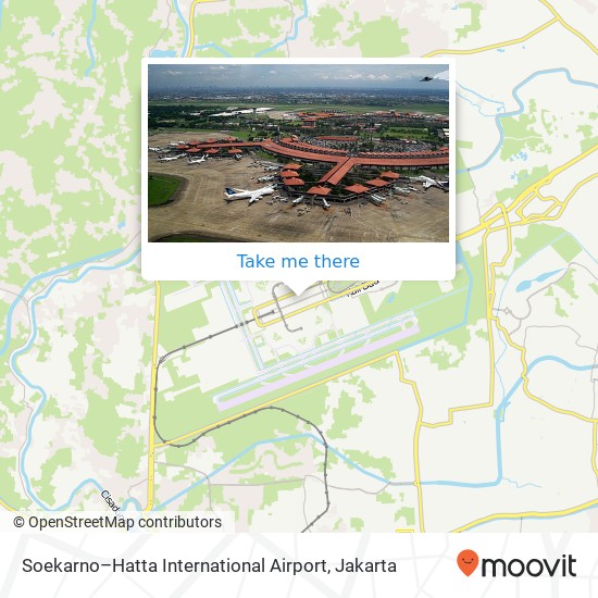 Soekarno–Hatta International Airport map