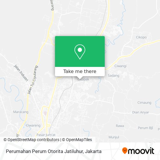 Perumahan Perum Otorita Jatiluhur map
