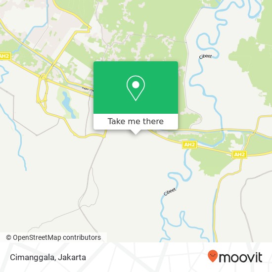 Cimanggala map