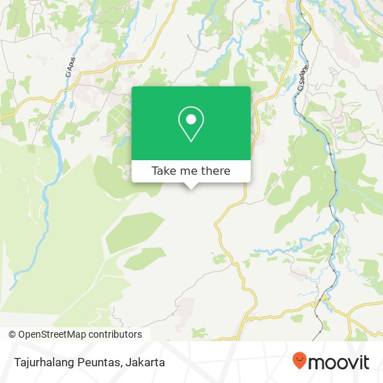 Tajurhalang Peuntas map