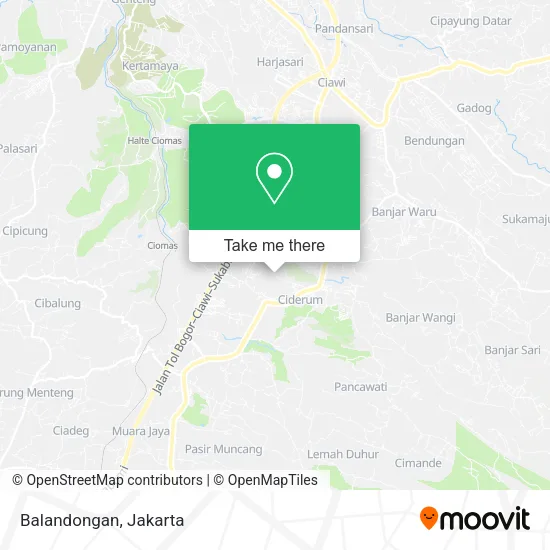 Balandongan map