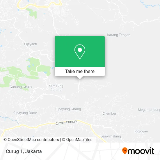 Curug 1 map