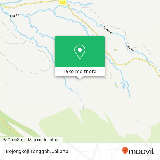 Bojongkeji Tonggoh map