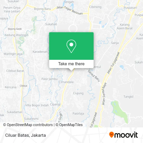 Ciluar Batas map