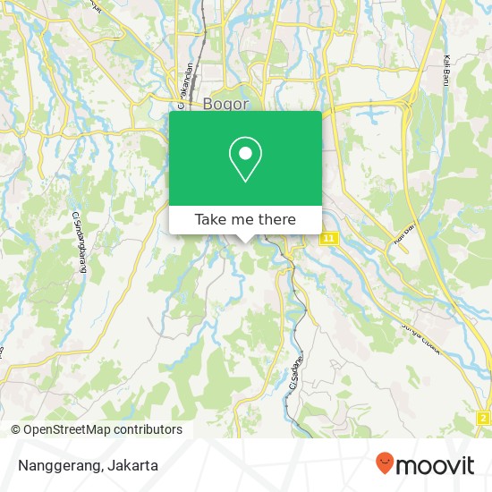 Nanggerang map