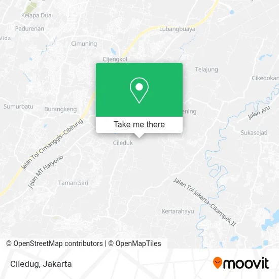 Ciledug map