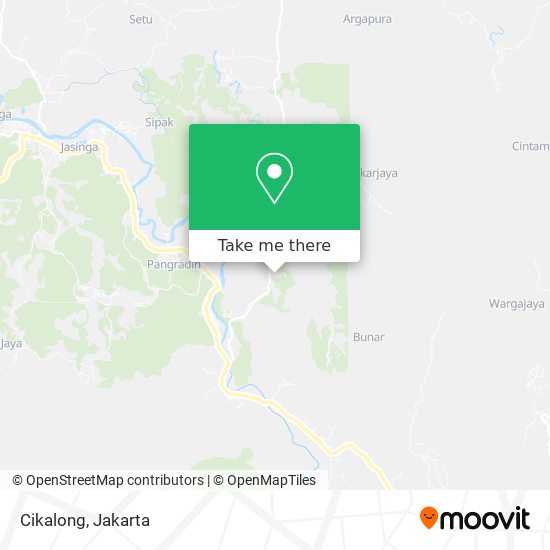 Cikalong map