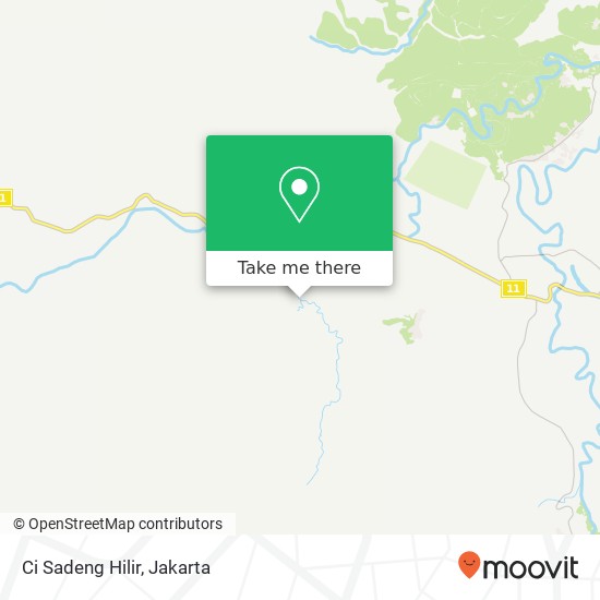 Ci Sadeng Hilir map