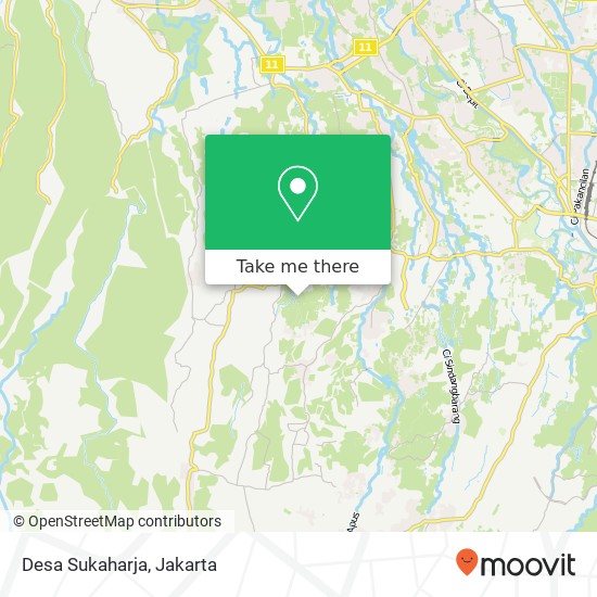 Desa Sukaharja map