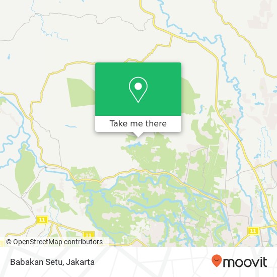 Babakan Setu map