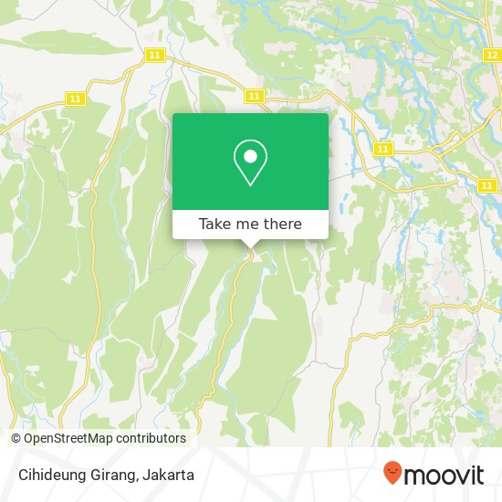 Cihideung Girang map