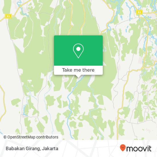 Babakan Girang map