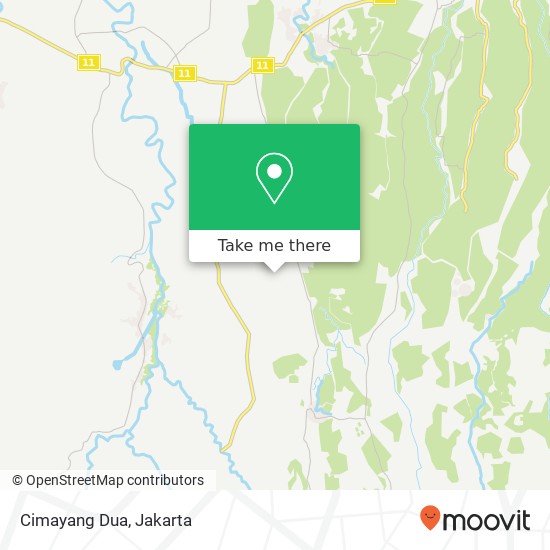 Cimayang Dua map