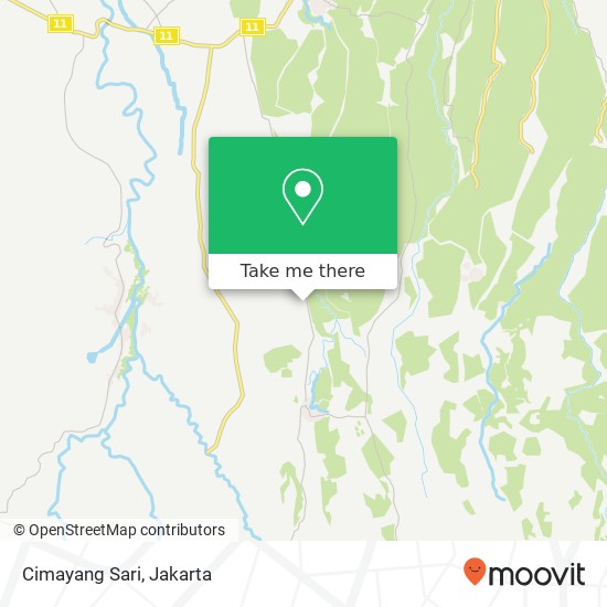 Cimayang Sari map