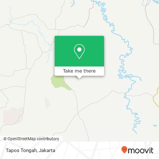 Tapos Tongah map