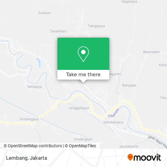 Lembang map