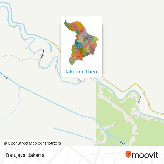 Batujaya map