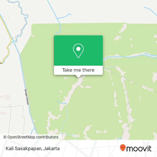 Kali Sasakpapan map