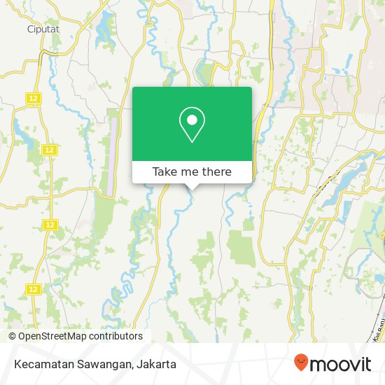 Kecamatan Sawangan map