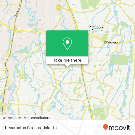 Kecamatan Ciracas map