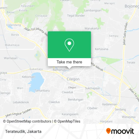 Terateudik map