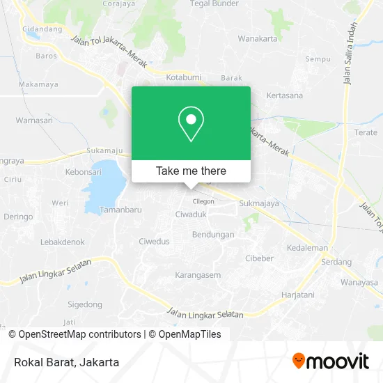 Rokal Barat map