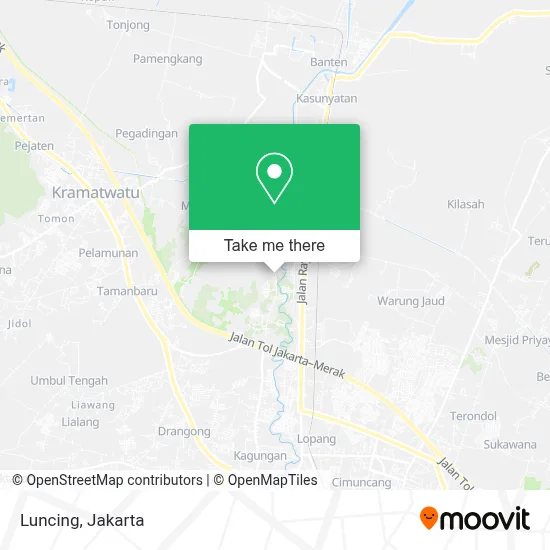 Luncing map