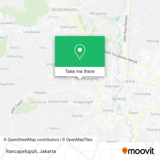 Rancapelupuh map