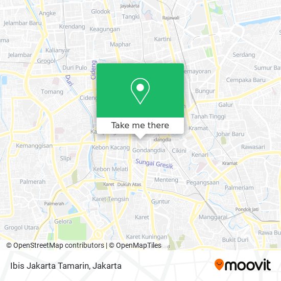 Ibis Jakarta Tamarin map