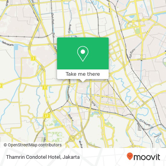 Thamrin Condotel Hotel map