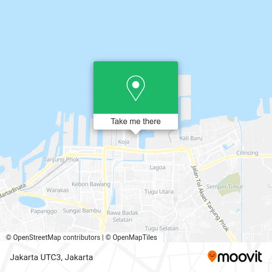 Jakarta UTC3 map